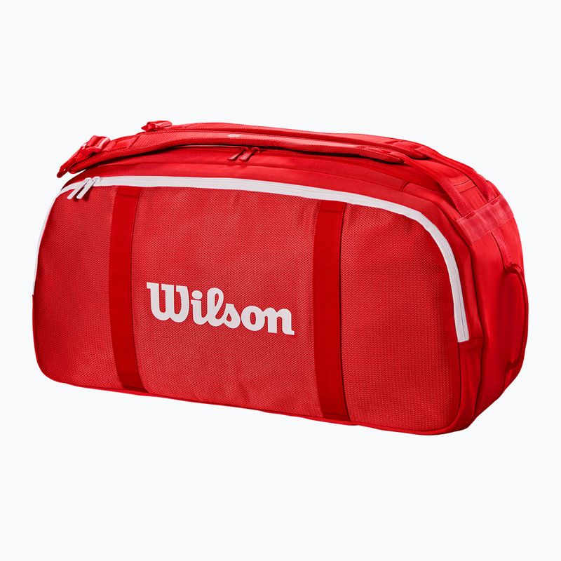 Tennis bag Wilson Super Tour Red Coaches Duffel red