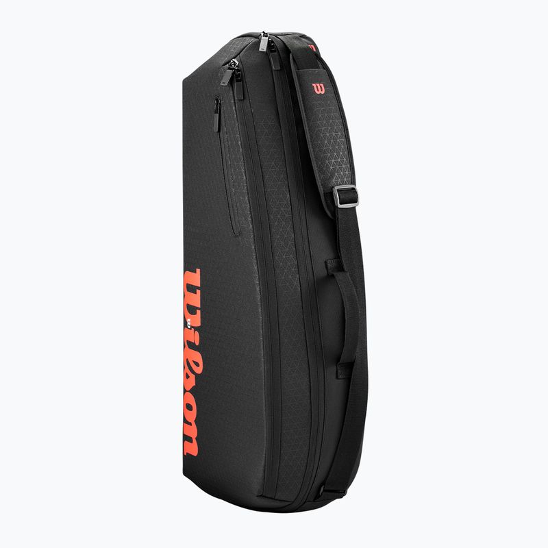 Tennis bag Wilson Clash V3 Super Tour 3PK black/ infrared 3
