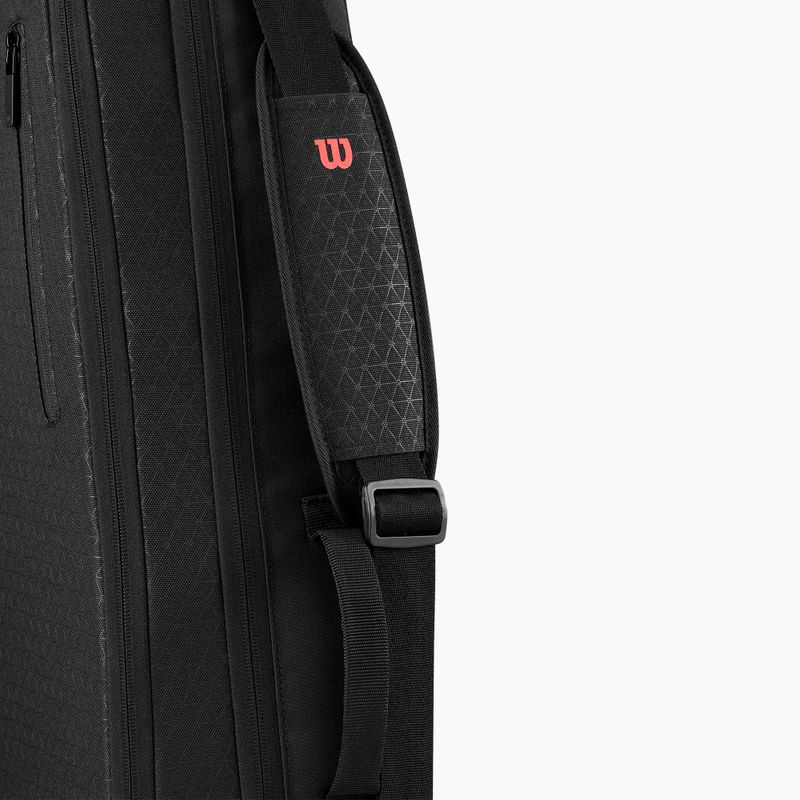 Tennis bag Wilson Clash V3 Super Tour 3PK black/ infrared 4