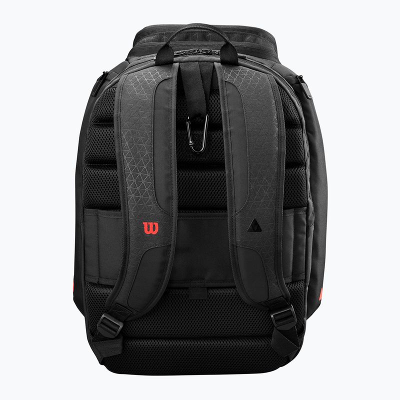 Tennis backpack Wilson Clash V3 Super Tour black/ infrared 3