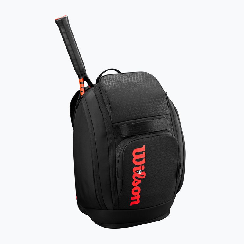 Tennis backpack Wilson Clash V3 Super Tour black/ infrared 4