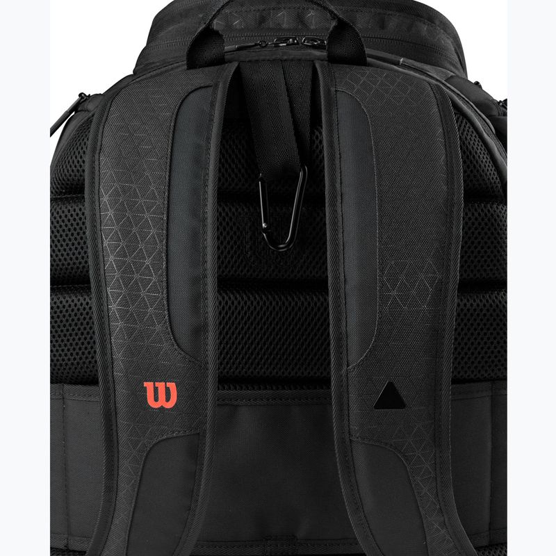 Tennis backpack Wilson Clash V3 Super Tour black/ infrared 5