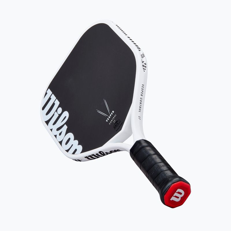 Wilson Vesper Control 17 black pickleball racket 4