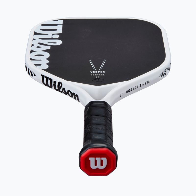 Wilson Vesper Control 17 black pickleball racket 5