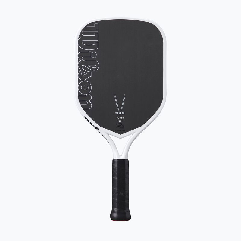 Wilson Vesper Power 14 black pickleball racket 2