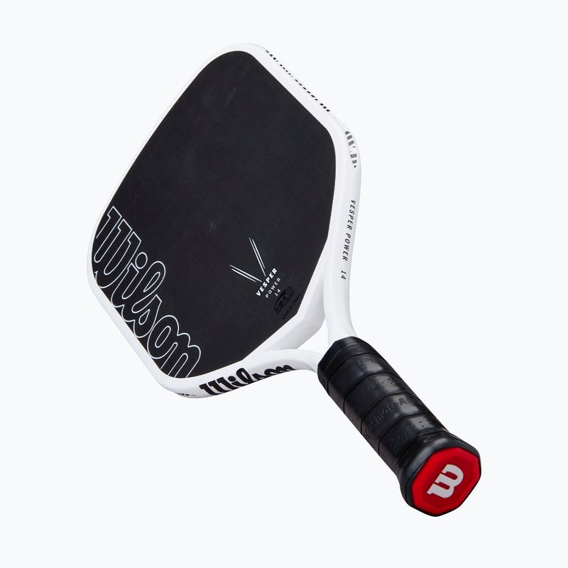 Wilson Vesper Power 14 black pickleball racket 4