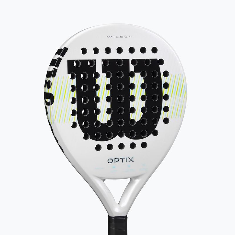 Padel racket Wilson Optix V1 white 4