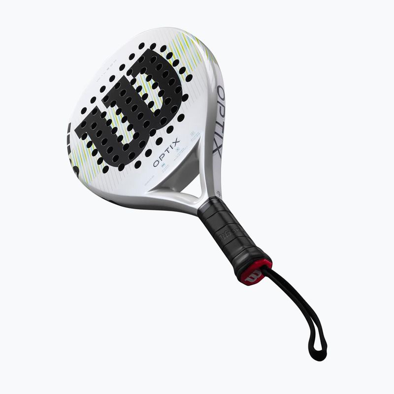 Padel racket Wilson Optix V1 white 5