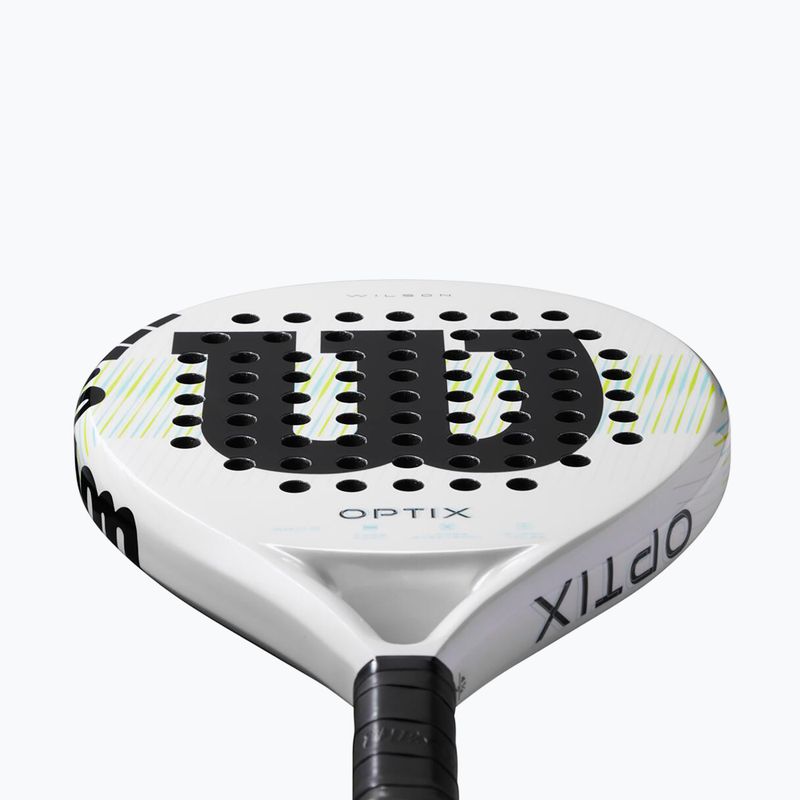 Padel racket Wilson Optix V1 white 6