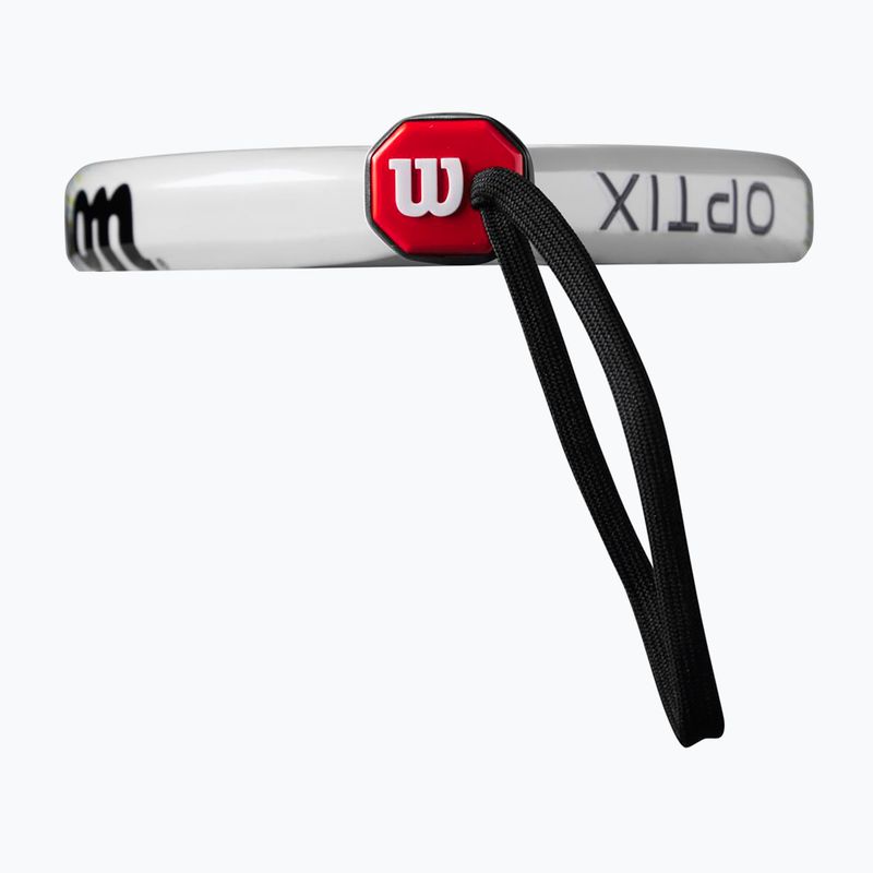 Padel racket Wilson Optix V1 white 7
