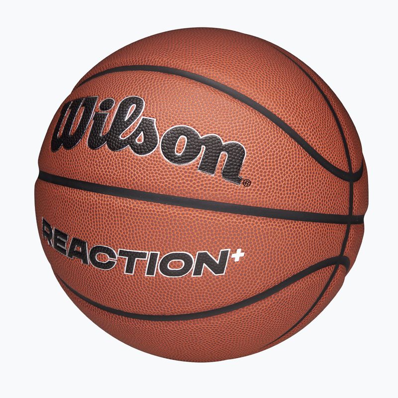 Basketball Wilson Reaction Pro brown/silver size 7 3