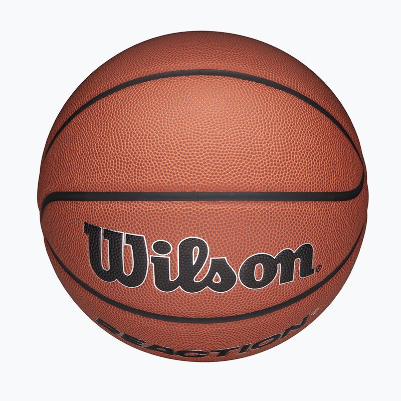 Basketball Wilson Reaction Pro brown/silver size 7 5