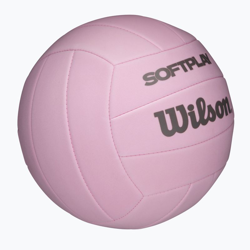 Volleyball Wilson Soft Play pink size 5 2
