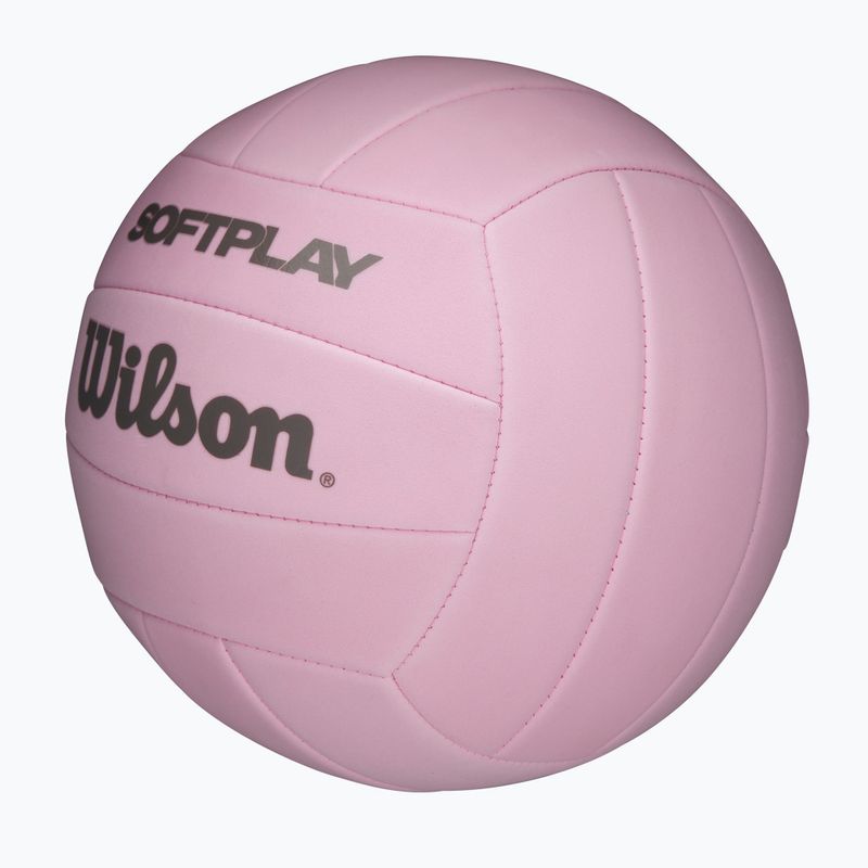 Volleyball Wilson Soft Play pink size 5 3