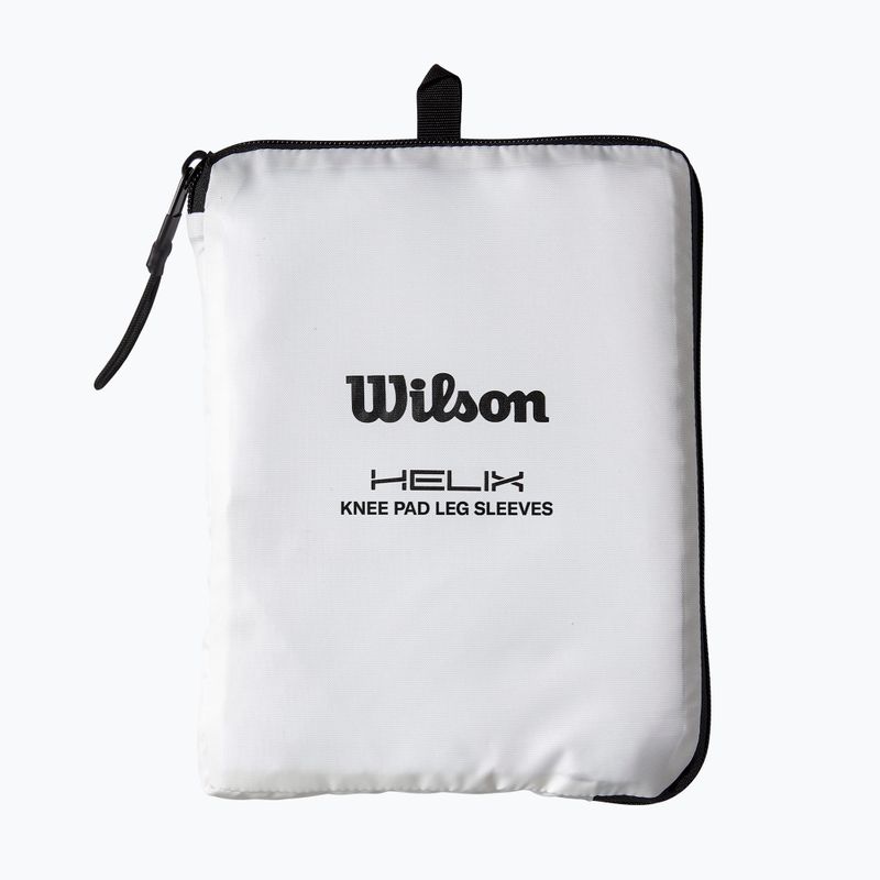 Volleyball knee pads Wilson Helix Knee Pad Leg Sleeve white 4