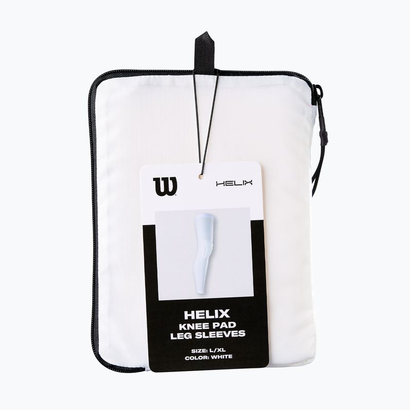 Volleyball knee pads Wilson Helix Knee Pad Leg Sleeve white 6