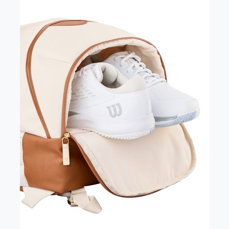 Tennis backpack Wilson Roger Federer Lawn Tennis cream 8