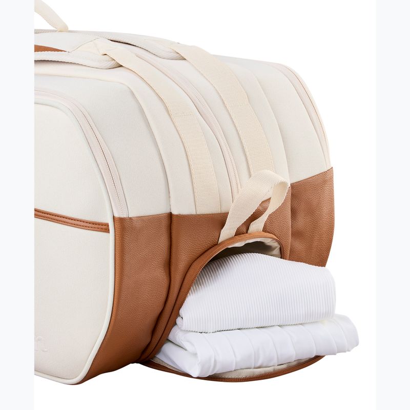 Tennis bag Wilson Roger Federer Lawn Tournament 15Pk cream 5