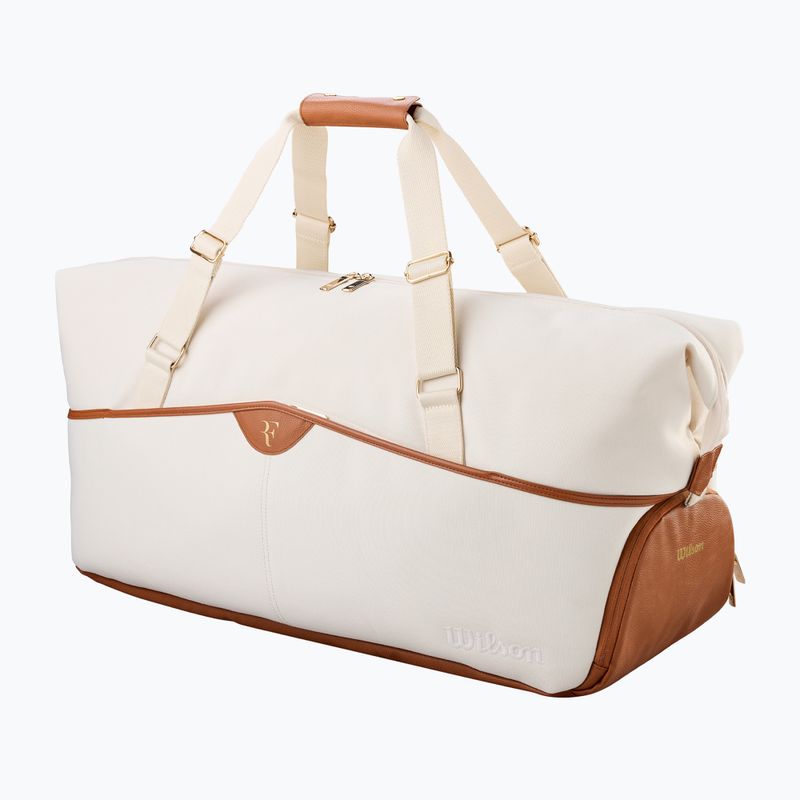 Tennis bag Wilson Roger Federer Lawn Practice Duffel 6Pk cream