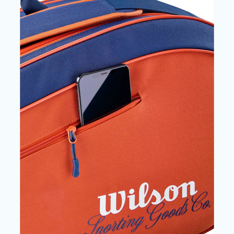 Tennis bag Wilson Roland Garros Team 6Pk 2026 clay/navy 7