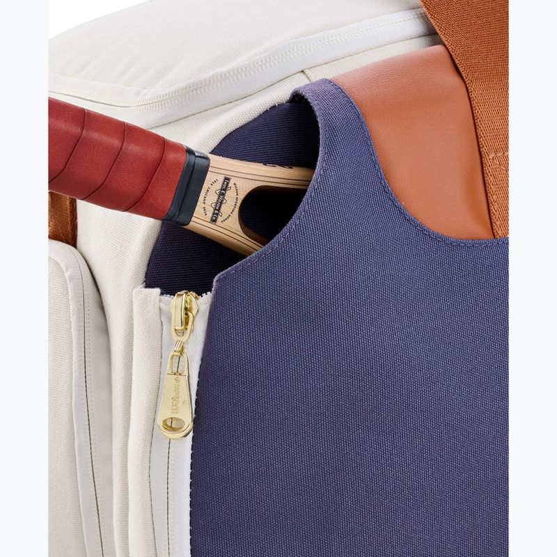 Tennis bag Wilson Heritage Small Duffel cream/clay/navy 6