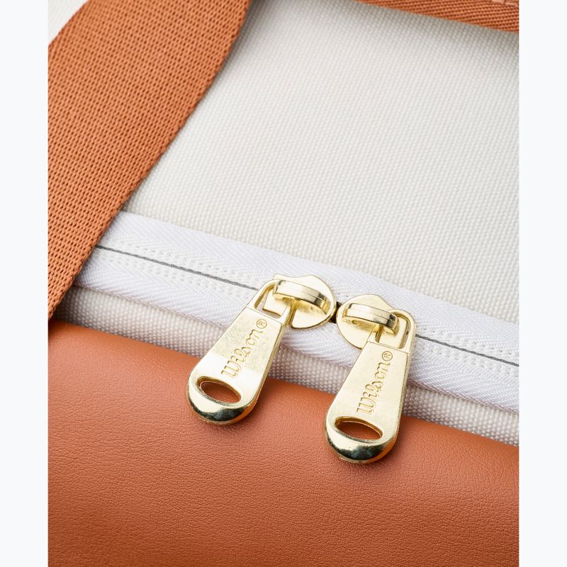 Tennis bag Wilson Heritage Small Duffel cream/clay/navy 7