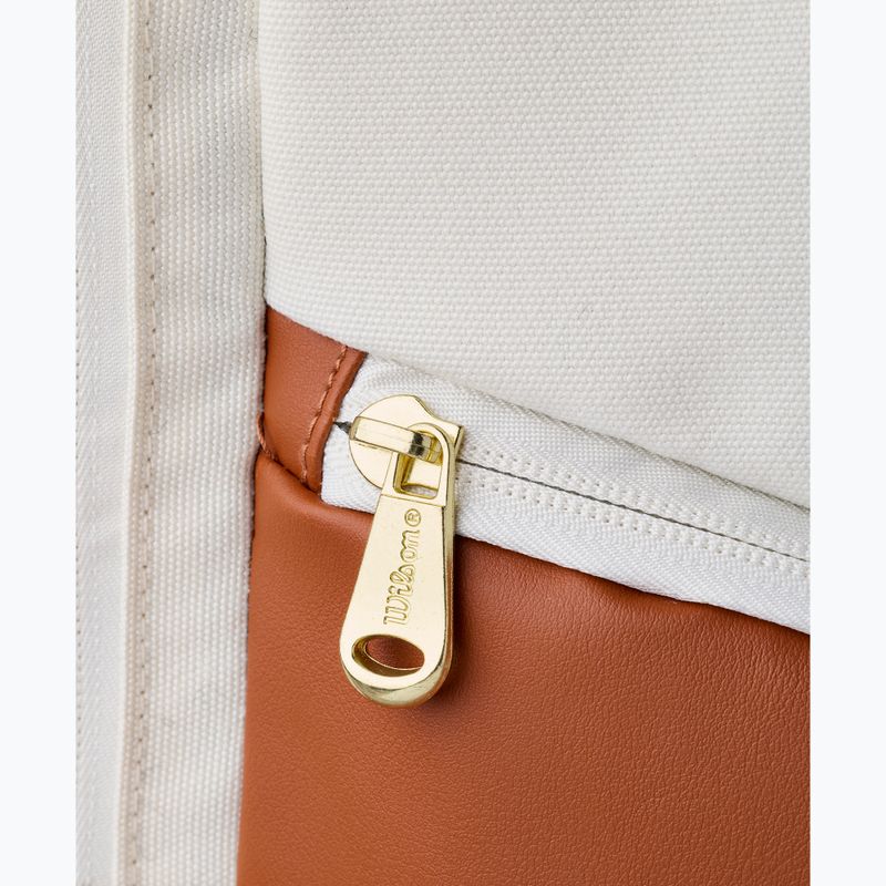 Tennis backpack Wilson Heritage V2 cream/clay 7
