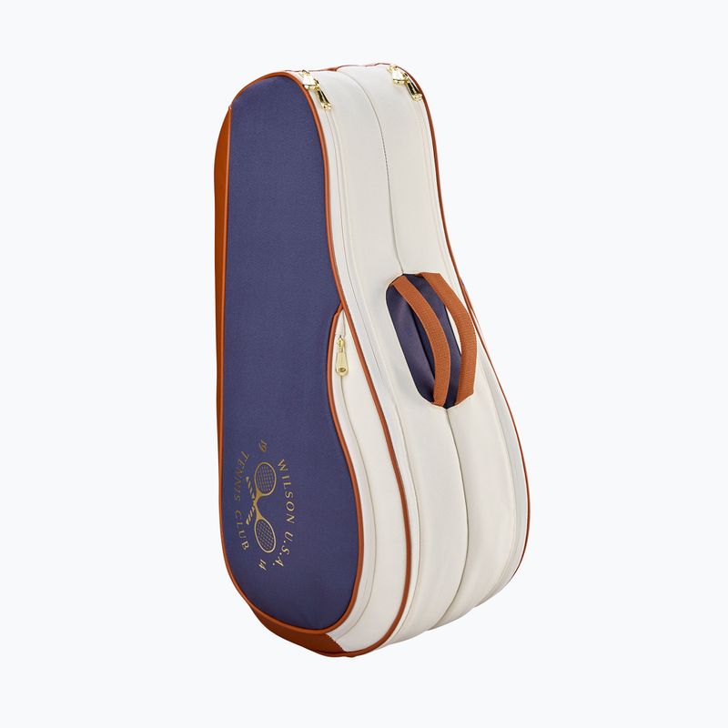Tennis bag Wilson Heritage V2 6Pk cream/clay/navy 3