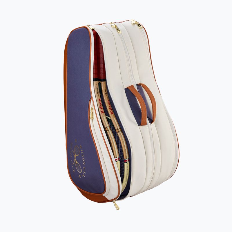 Tennis bag Wilson Heritage V2 12Pk cream/clay/navy 5