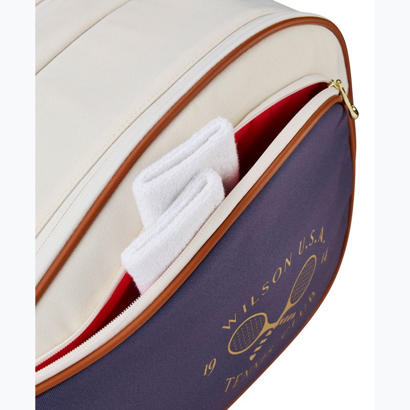 Tennis bag Wilson Heritage V2 12Pk cream/clay/navy 6