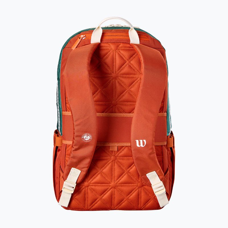 Tennis backpack Wilson Roland Garros 2026 cream/clay/green 2