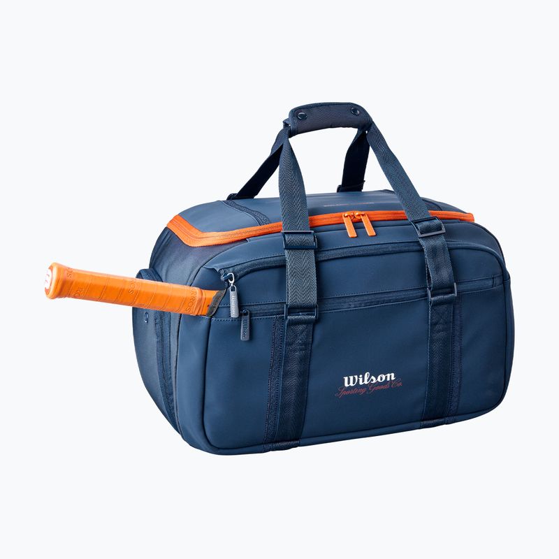 Tennis bag Wilson Roland Garros Session De Soiree Small Duffel 2026 navy/clay 3