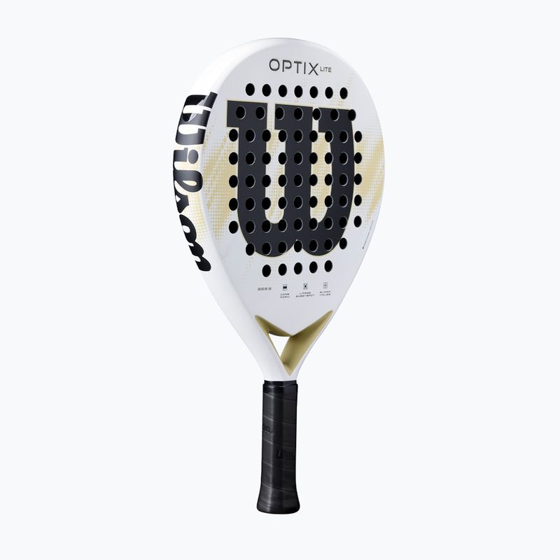 Padel racket Wilson Optix V2 Lite white 2