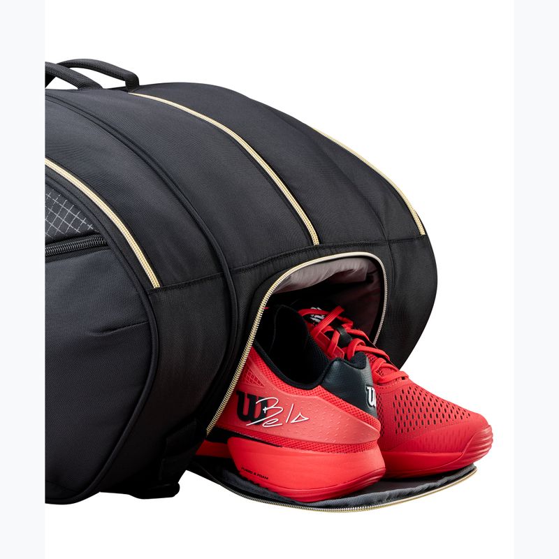 Padel bag Wilson Defy Padel black/gold 8