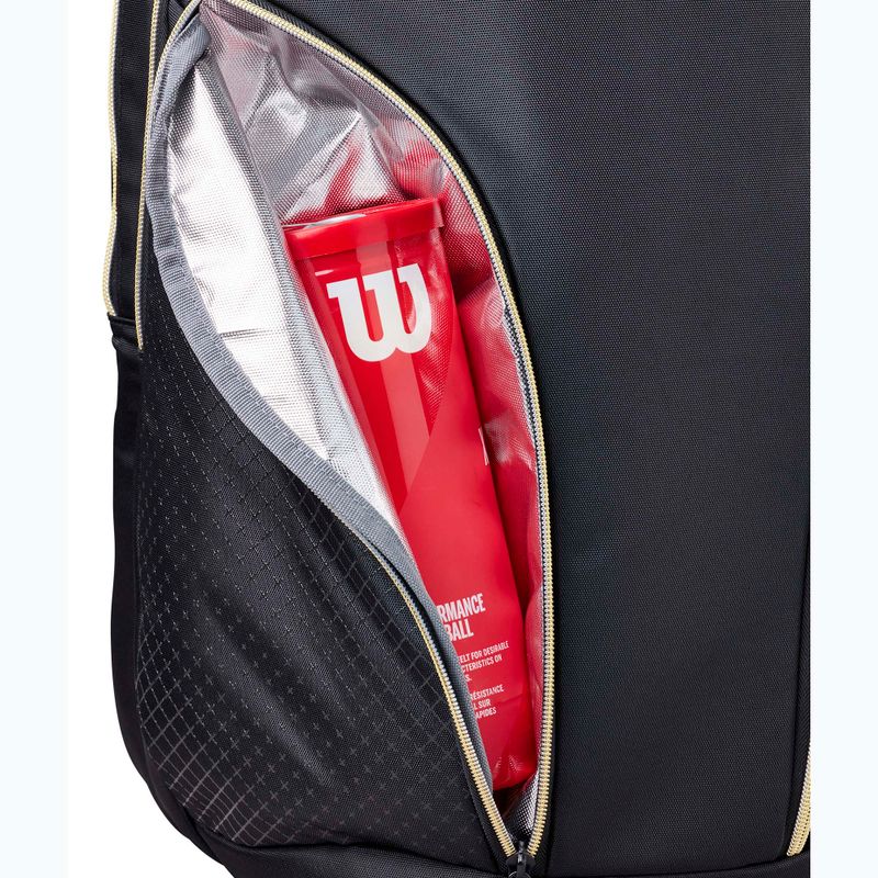 Padel backpack Wilson Defy Padel black/gold 8
