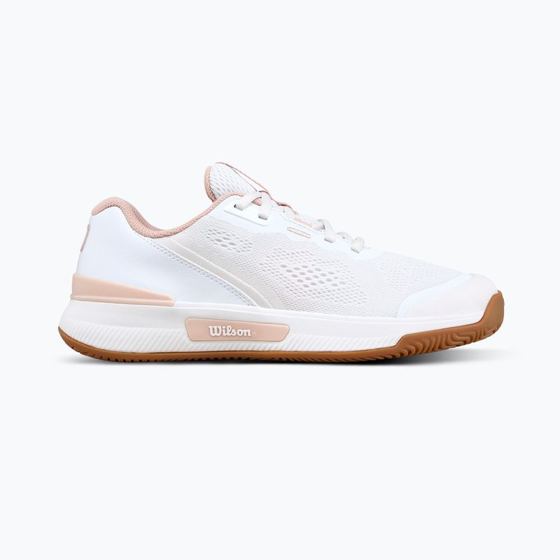 Women's tennis shoes Wilson Intrigue Pro white/cameo rose/gum 8