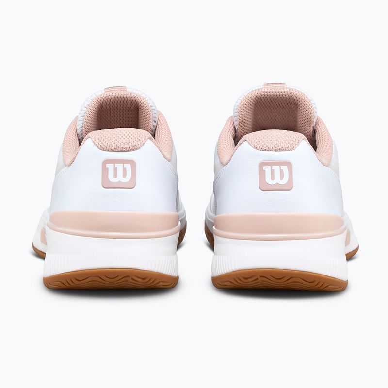 Women's tennis shoes Wilson Intrigue Pro white/cameo rose/gum 11