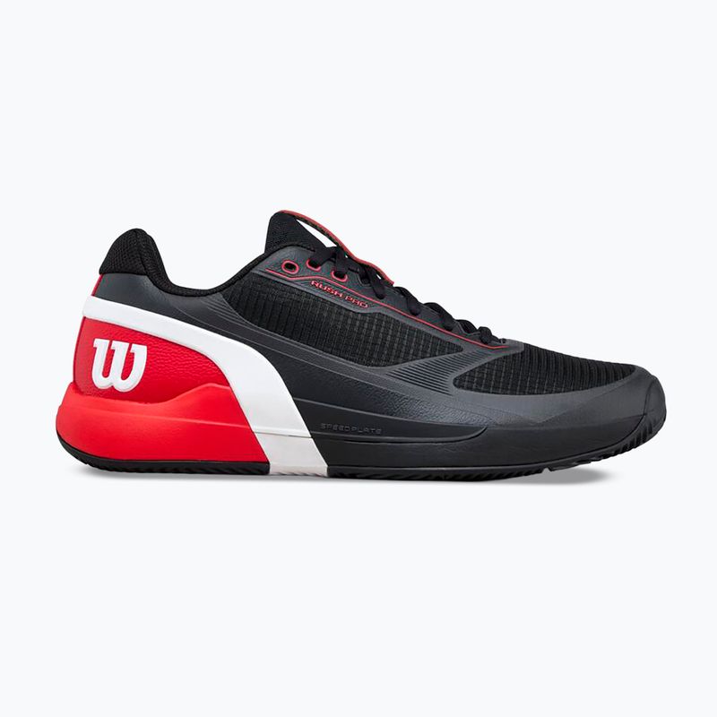 Men's tennis shoes Wilson Rush Pro 5 Clay black/infrared/white 8