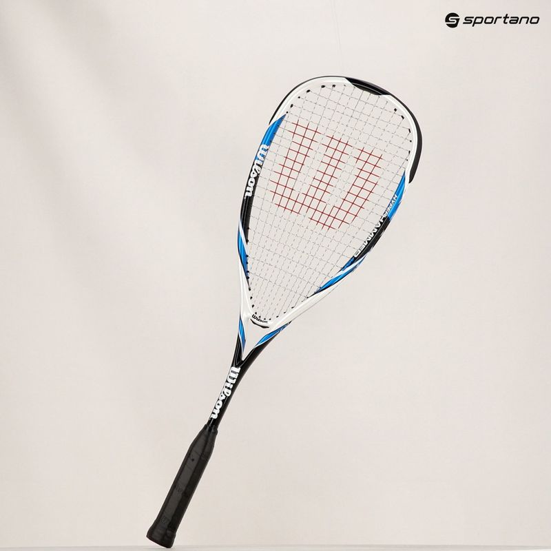 Wilson Hyper Hammer 120 blue/white squash racket 10