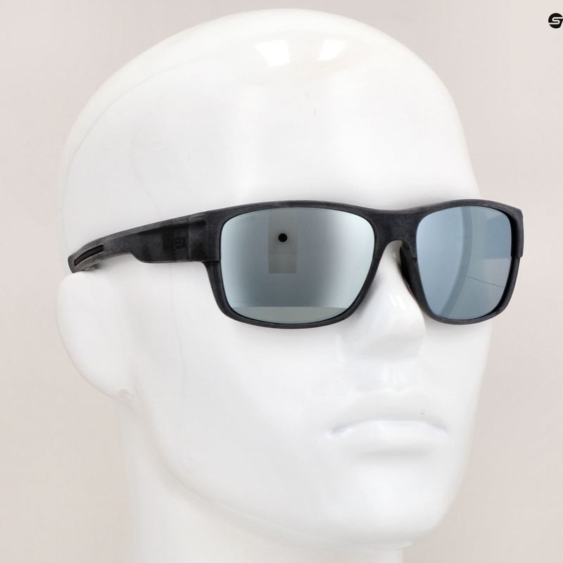 UVEX sunglasses Esntl Urban black matt/mirror silver 6