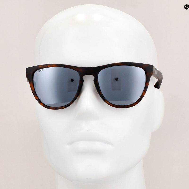 UVEX Esntl Spirit havanna matt/mirror silver sunglasses 6