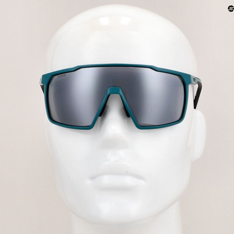 UVEX Mtn Perform S teal matt/mirror silver sunglasses 6