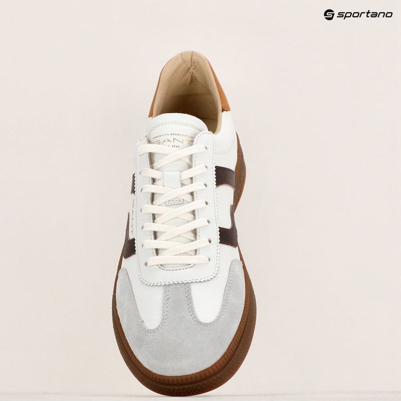 GANT men's shoes Cuzmo white/burgundy 10