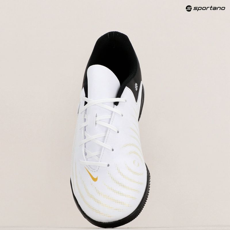 Nike Phantom GX II Club IC football boots white/metallic gold coin/black 9