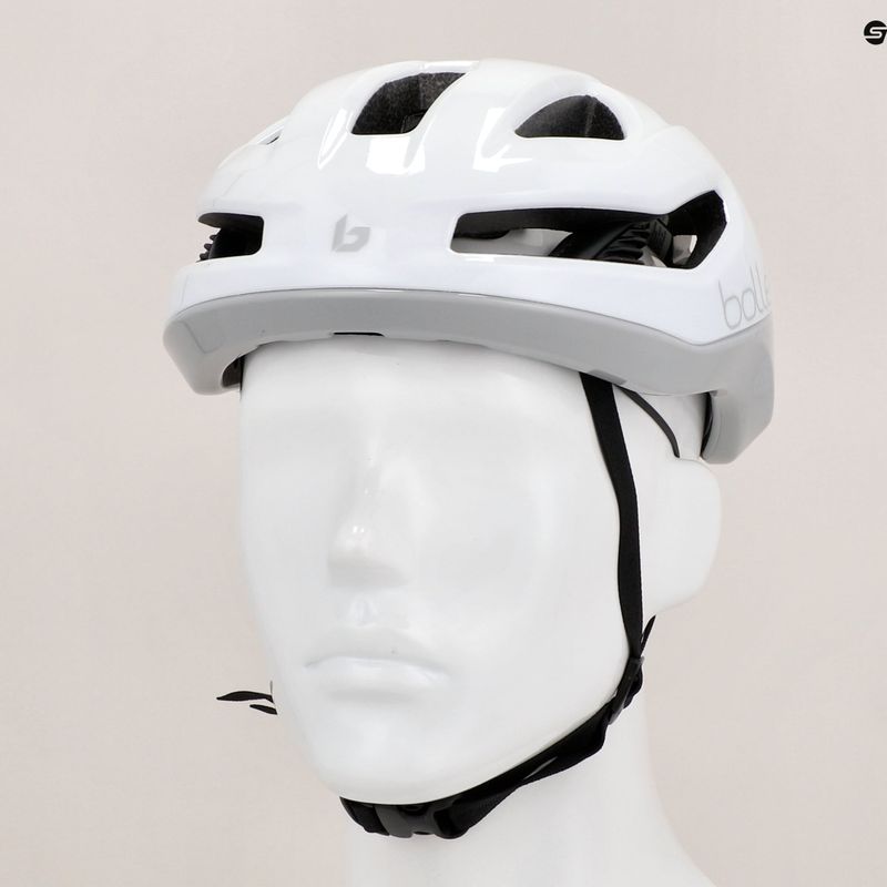 Bollé Eco Avio Pure white/grey shiny bicycle helmet 11