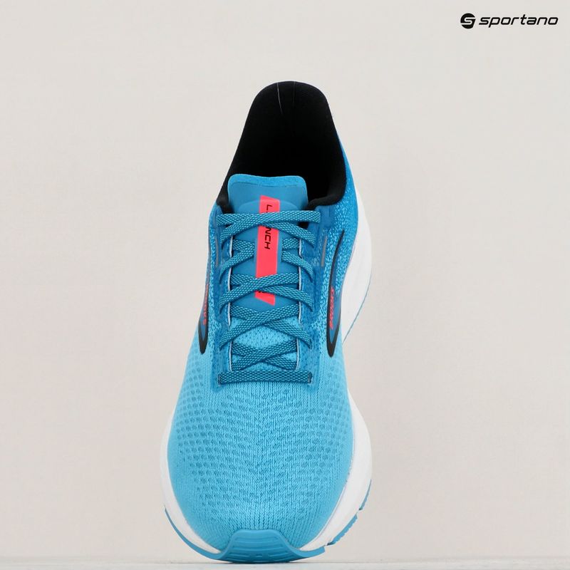 Brooks Launch 10 men's running shoes crystal seas/blue jay/black 19