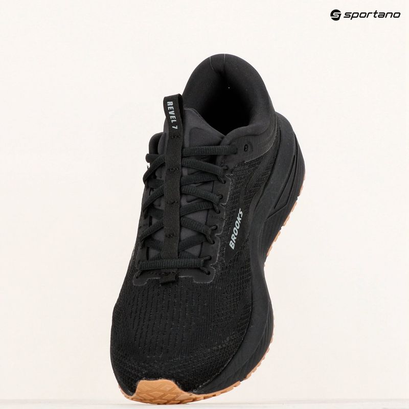 Men's running shoes Brooks Revel 7 black/black 18