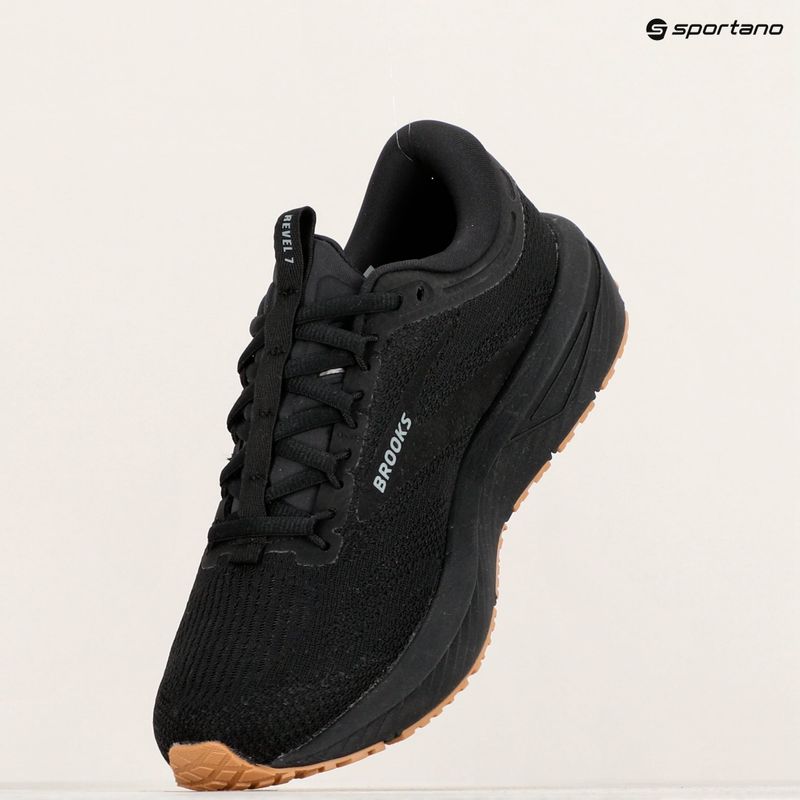 Women's running shoes Brooks Revel 7 black/black 17