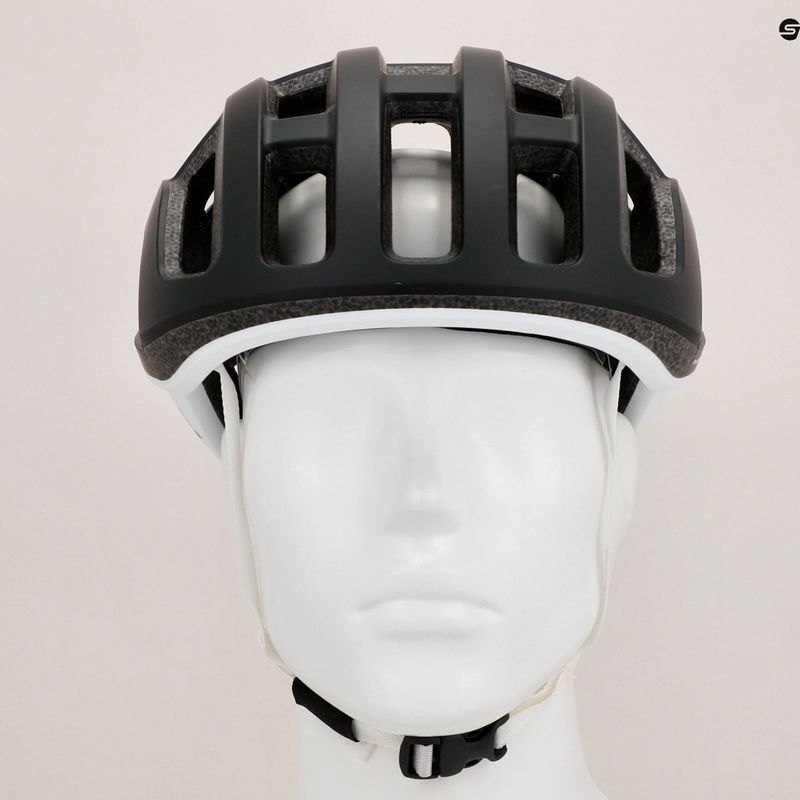 POC Ventral Lite bicycle helmet uranium black/hydrogen white matt 11