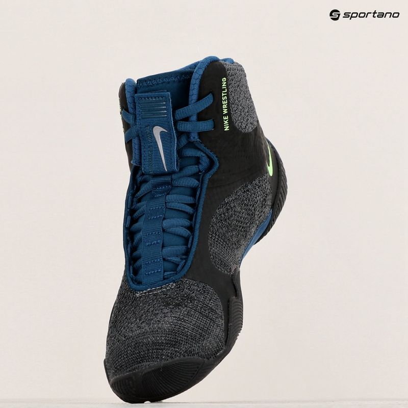 Nike Tawa wrestling shoes anthracite/valerian blue 9